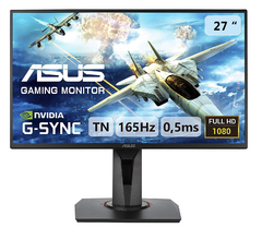 Monitor 27" FHD Gamer Asus VG278QR TN 165hz HDMI/DP/DVI