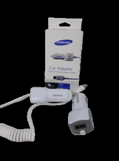 Cargador Samsung 12v-24v Para Vehículo Tipo B/V8 + 1 USB Extra