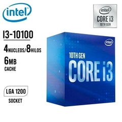 Microprocesador Intel Core I3-10100 10th Gen Socket 1200