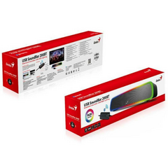 Mini Barra de Sonido Genius Soundbar 200BT RGB