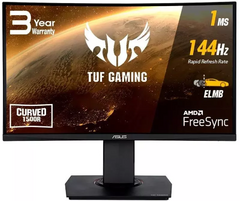 Monitor 24" Curvo FHD Gamer Asus VG24VQ VA 144hz HDMI/VGA/DP