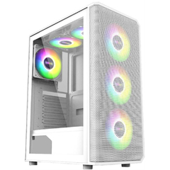 Gabinete Gamer Syx Eqs10 White ARGB