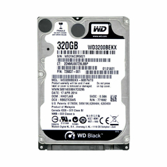 Disco Rígido 2.5" Western Digital Black 320Gb 7200RPM SATA III