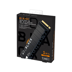 Disco de Estado Solido Western Digital Black SN850X HeatSink 1Tb M.2 NVMe