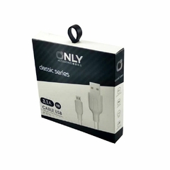 Cable USB Tipo B / V8 Only Classic 1M 3.1A - comprar online