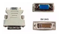 Adaptador / Conversor DVI 24+5 Macho a VGA Hembra - comprar online