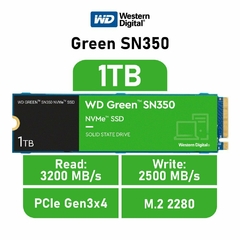 Disco de Estado Solido Western Digital Green SN350 1Tb M.2 NVMe - comprar online