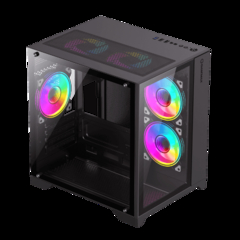 Gabinete Gamer GameMax Infinity Mini Black ARGB - comprar online