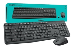 KIT Teclado + Mouse Inalámbrico Logitech MK235 - comprar online