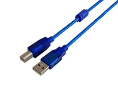 Cable USB Impresora Mallado Nisuta 3Mts