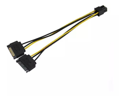 Cable Adaptador 2 Sata a 6 Pines PCIe - comprar online