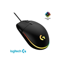 Combo Gamer Logitech Mouse G203 Lightsync RGB + MousePad Logitech G240 - SLTech