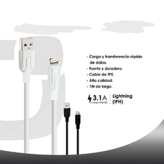 Cable USB Tipo iPh Only Classic Series 1M 3.1a en internet