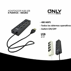 Splitter USB 2.0 Only 4 Puertos en internet