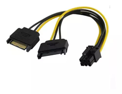 Cable Adaptador 2 Sata a 6 Pines PCIe en internet