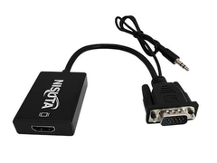 Adaptador / Conversor de VGA a HDMI + 3.5mm audio en internet