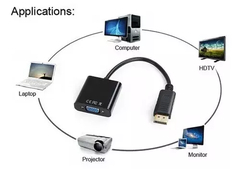 Adaptador / Conversor de DisplayPort a VGA Netmak en internet