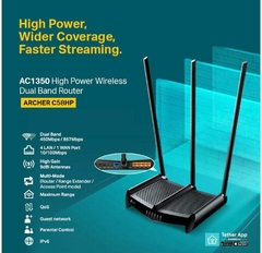 Router Inalámbrico TP-Link Archer C58HP AC1350 Dual Band (RompeMuros) en internet