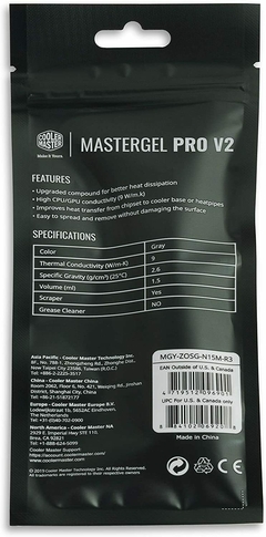 Pasta Termica CoolerMaster MasterGel Pro V2 - SLTech
