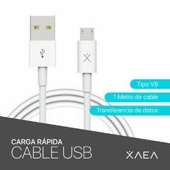 Cable USB a Tipo B / V8 XAEA Qualy 1M 4.4a - SLTech