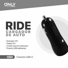 Cargador 12v Para Vehiculo Tipo C + 1 USB Extra 3.1a - SLTech