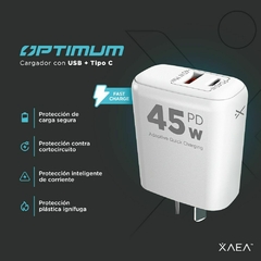 Cargador XAEA Optimum 9v 5a 45w USB3.0 - SLTech