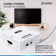 Adaptador / Conversor de HDMI a RCA - SLTech