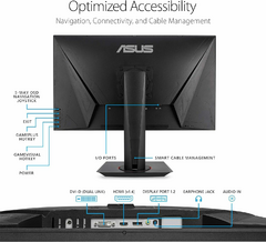 Monitor 27" FHD Gamer Asus VG278QR TN 165hz HDMI/DP/DVI - tienda online