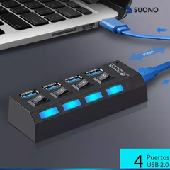 Splitter USB 2.0 Suono 4 Puertos - SLTech