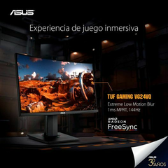 Monitor 24" Curvo FHD Gamer Asus VG24VQ VA 144hz HDMI/VGA/DP - tienda online