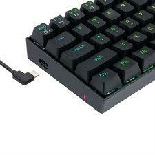 Imagen de Teclado Gamer Mecánico 60% Redragon Dragonborn K630 RGB Black & White