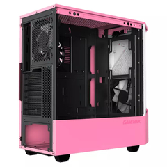 Gabinete Gamer GameMax Contact Turbo Pw ARGB PinkWhite