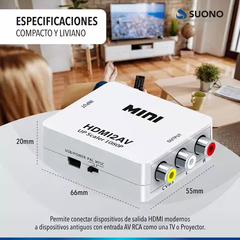 Imagen de Adaptador / Conversor de HDMI a RCA