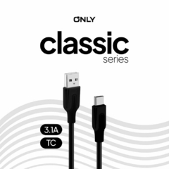 Imagen de Cable USB Tipo C Only Classic 1M 3.1A