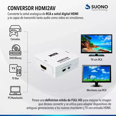 Adaptador / Conversor de HDMI a RCA