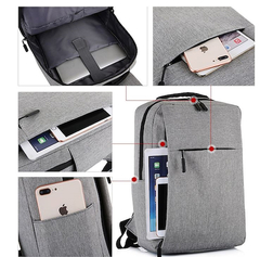 Mochila Alpina Porta Notebook 16" C/Carga USB - comprar online