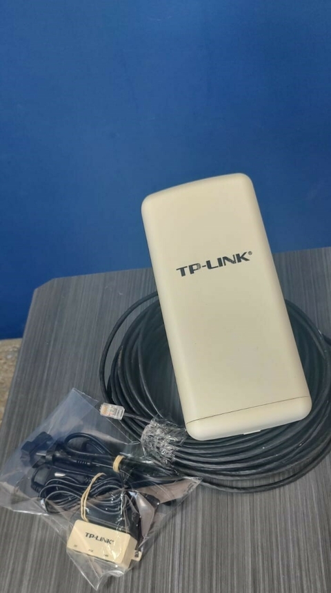 Antena WiFi 2.0/2.4Ghz TP-Link CPE5210 + 15Mts Cable Red