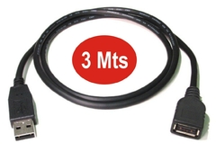 Cable USB Extensión / Alargue 3Mts