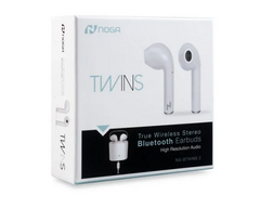 Auriculares Inalambricos Bluetooth - Noga NG-BTWins 2 Black & White - SLTech