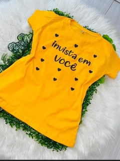 T-shirt Invista em você 1140142