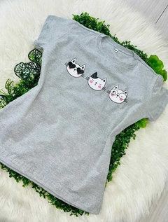 T-shirt gatinhos 1140143