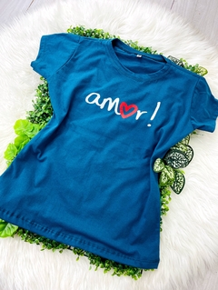 T-shirt estampa Amor! 1140168