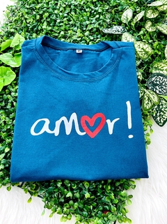 T-shirt estampa Amor! 1140168 - comprar online