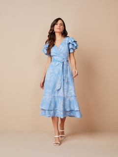 Vestido jeans estampado bababos TTN 26536 - comprar online