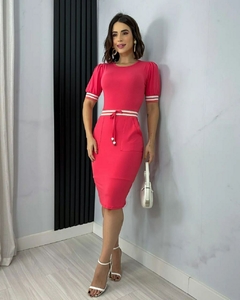 Vestido Penélope comfy com ponteiras e listras 1120382 - loja online