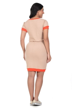 Vestido Harper malha canelada Hapuk 060996 - comprar online