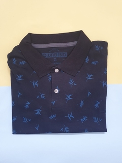 Camisa masculina pólo estampa folhas Domínio Urbano 54550 na internet