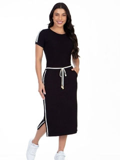 Vestido Luna midi moletinho Hapuk 061072