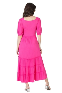 Vestido Olívia midi lastex Hapuk 061041 - comprar online