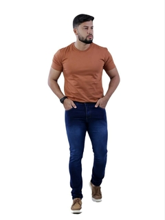 Calça jeans elastano masculina slim fit DJK 23106